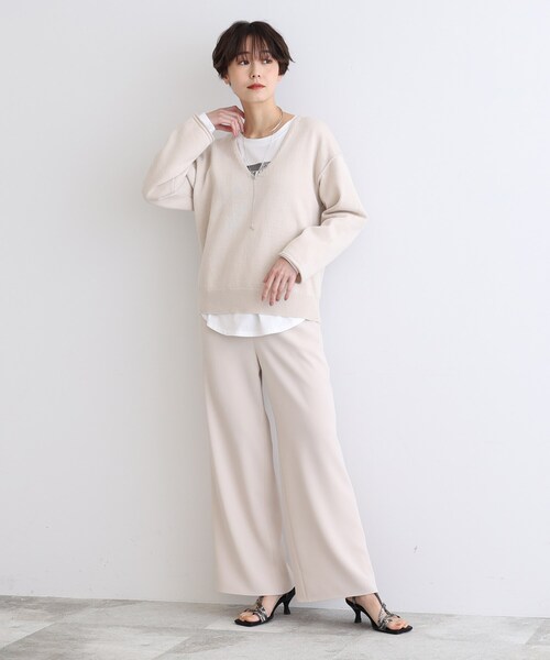 INDIVI(インディヴィ)の「◆フォトプリント ロンT(Tシャツ/カットソー・レディース・ホワイト・38/34/05/15 /13/19)」の2枚目の写真