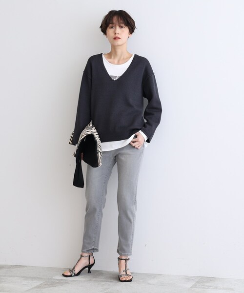 INDIVI(インディヴィ)の「◆フォトプリント ロンT(Tシャツ/カットソー・レディース・ホワイト・38/34/05/15 /13/19)」の3枚目の写真