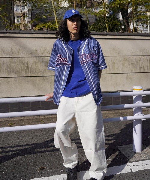 BEN DAVIS（ベンデイビス）の「【BEN DAVIS(ベンデイビス)】BEN'S  SLUGGER SHIRT / ベンズ ベースボール シャツ（シャツ/ブラウス・メンズ・ブラック/ダークグリーン/その他1/その他2・MEDIUM/LARGE/X-LARGE）」の11枚目の写真