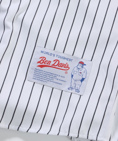 BEN DAVIS（ベンデイビス）の「【BEN DAVIS(ベンデイビス)】BEN'S  SLUGGER SHIRT / ベンズ ベースボール シャツ（シャツ/ブラウス・メンズ・ブラック/ダークグリーン/その他1/その他2・MEDIUM/LARGE/X-LARGE）」の17枚目の写真