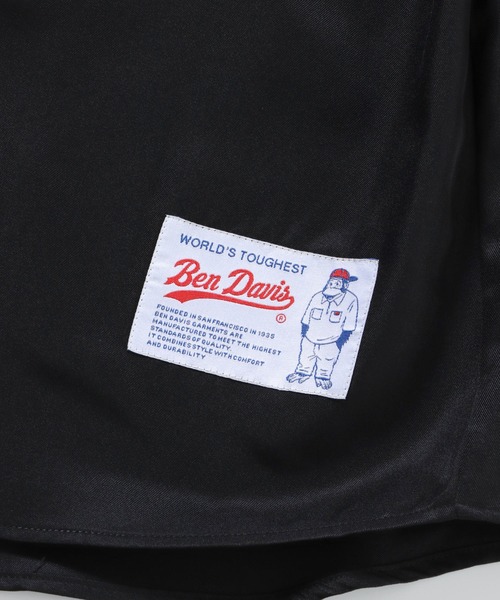 BEN DAVIS（ベンデイビス）の「【BEN DAVIS(ベンデイビス)】BEN'S  SLUGGER SHIRT / ベンズ ベースボール シャツ（シャツ/ブラウス・メンズ・ブラック/ダークグリーン/その他1/その他2・MEDIUM/LARGE/X-LARGE）」の19枚目の写真