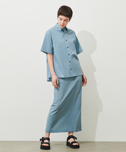 セール】ナイロンストレッチシャツ（シャツ/ブラウス）｜N.O.R.C by