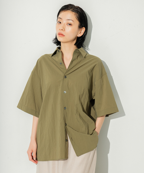 専用　ネイバーフッド　ナイロンシャツ　カーキ 専用 ネイバーフッド ナイロンシャツ カーキ 専用 ネイバーフッド