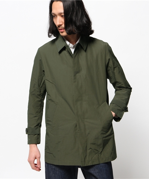OUTLET(アウトレット)の「【CIAOPANIC TYPY】64クロス2WAYステンカラーコート(ステンカラーコート・メンズ・ベージュ/カーキ/ネイビー・MEDIUM/LARGE)」の2枚目の写真