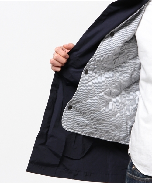 OUTLET(アウトレット)の「【CIAOPANIC TYPY】64クロス2WAYステンカラーコート(ステンカラーコート・メンズ・ベージュ/カーキ/ネイビー・MEDIUM/LARGE)」の12枚目の写真