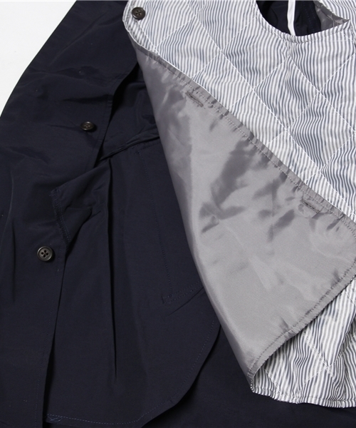 OUTLET(アウトレット)の「【CIAOPANIC TYPY】64クロス2WAYステンカラーコート(ステンカラーコート・メンズ・ベージュ/カーキ/ネイビー・MEDIUM/LARGE)」の14枚目の写真