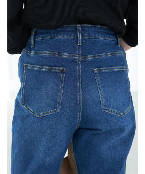 earth music&ecology（アースミュージックアンドエコロジー）の「デニムテーパードパンツ＊（その他パンツ・レディース・ブラック/インディゴブルー・S/M/L）」の22枚目の写真