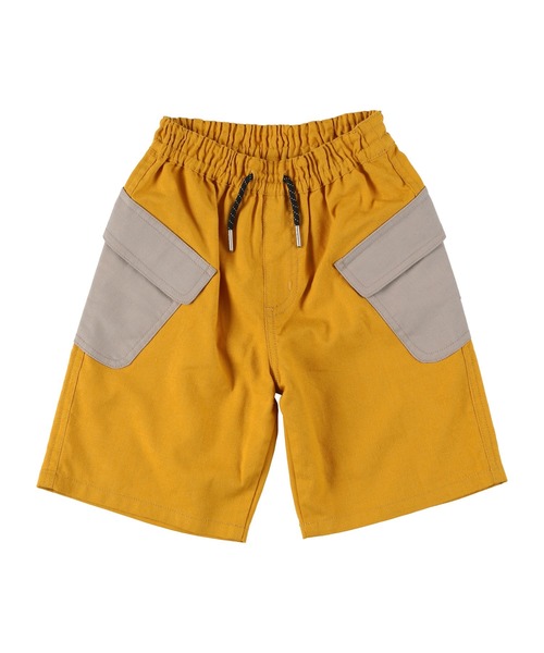 DILASH(ディラッシュ)の「麻レーヨンポケット配色ハーフパンツ(その他パンツ・キッズ・チャコール/イエロー/ベージュ・130/80/120/110/140/90/100)」の10枚目の写真