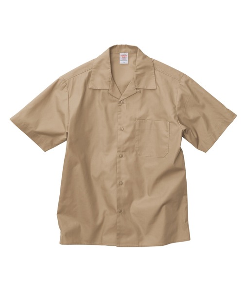 United Athle(ユナイテッドアスレ)の「【United Athle Works】T/C オープンカラー シャツ(シャツ/ブラウス・レディース・モカ/オフホワイト/ブラック/ダークネイビー・MEDIUM/X-LARGE/X-SMALL/LARGE/SMALL)」の3枚目の写真