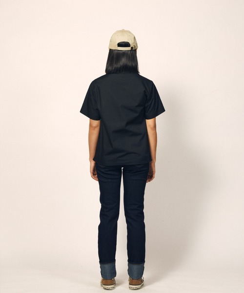 United Athle(ユナイテッドアスレ)の「【United Athle Works】T/C オープンカラー シャツ(シャツ/ブラウス・レディース・モカ/オフホワイト/ブラック/ダークネイビー・MEDIUM/X-LARGE/X-SMALL/LARGE/SMALL)」の7枚目の写真