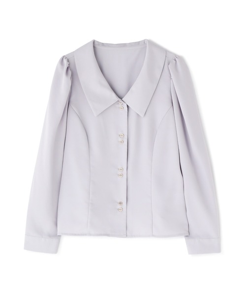 PROPORTION BODY DRESSING（プロポーションボディドレッシング）の「Ｖネックカラーブラウス / 1212110203（シャツ/ブラウス・レディース・グレー/オフホワイト/ブルー・MEDIUM/SMALL）」の13枚目の写真