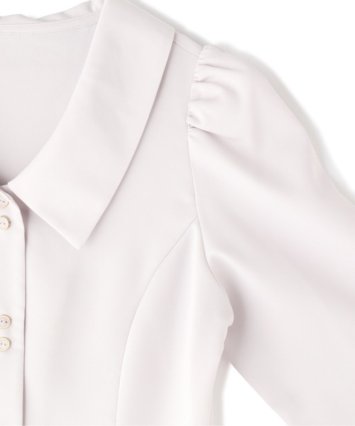 PROPORTION BODY DRESSING（プロポーションボディドレッシング）の「Ｖネックカラーブラウス / 1212110203（シャツ/ブラウス・レディース・グレー/オフホワイト/ブルー・MEDIUM/SMALL）」の19枚目の写真