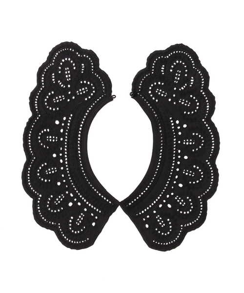 NATURAL BEAUTY BASIC（ナチュラルビューティーベーシック）の「エンブロイダリーカラー（付け襟・レディース・ホワイト/ブラック・ﾌﾘ-）」の17枚目の写真