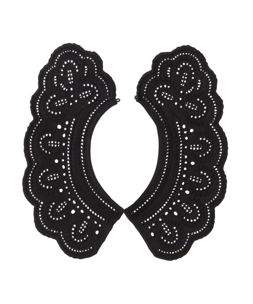 NATURAL BEAUTY BASIC（ナチュラルビューティーベーシック）の「エンブロイダリーカラー（付け襟・レディース・ホワイト/ブラック・ﾌﾘ-）」の7枚目の写真