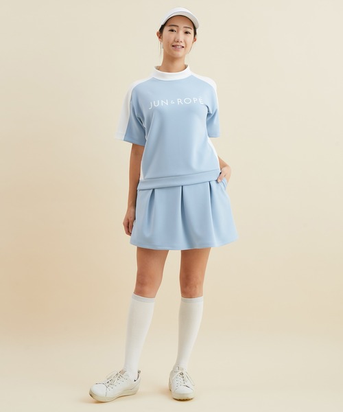 JUN&ROPE'（ジュンアンドロペ）の「【セットアップ対応】タックフレアースカート（スカート・レディース・ブラック/サックスブルー/ピンク・L/S/M/XS）」の6枚目の写真