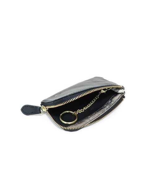 sot(ソット)の「sot (ソット) 公式 ELEGANZAレザー Lファスナー キーケース(キーケース/キーアクセサリー・レディース・ブラック/ブラウン/ワインレッド・FREE)」の4枚目の写真