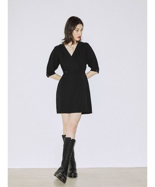 jouetie(ジュエティ)の「カシュクールレトロミニワンピース(ワンピース・レディース・ブラック/グリーン/その他1・MEDIUM)」の17枚目の写真
