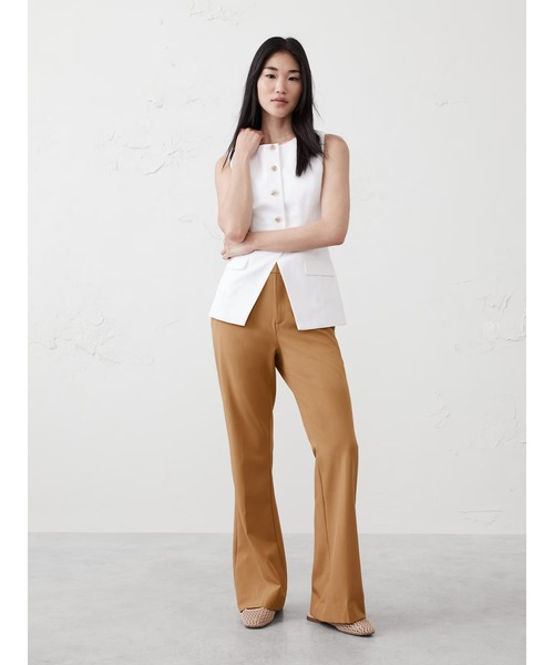 バナナリパブリック セットアップ フーディー L パンツ M アイボリー BANANA REPUBLIC パンツ FACTORY STORE リラックスパンツ