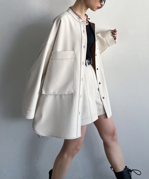PAGEBOY(ページボーイ)の「CORE / ステッチミニトラウザー(その他パンツ・レディース・ブラック/オフホワイト・SMALL/MEDIUM)」の7枚目の写真
