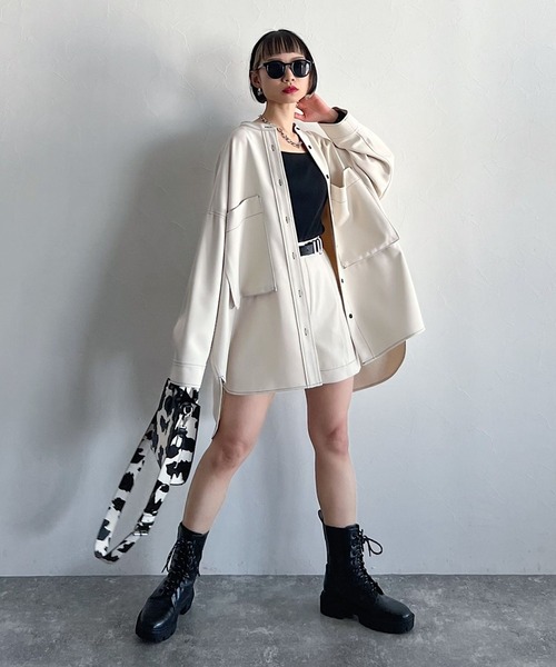 PAGEBOY(ページボーイ)の「CORE / ステッチミニトラウザー(その他パンツ・レディース・ブラック/オフホワイト・SMALL/MEDIUM)」の18枚目の写真