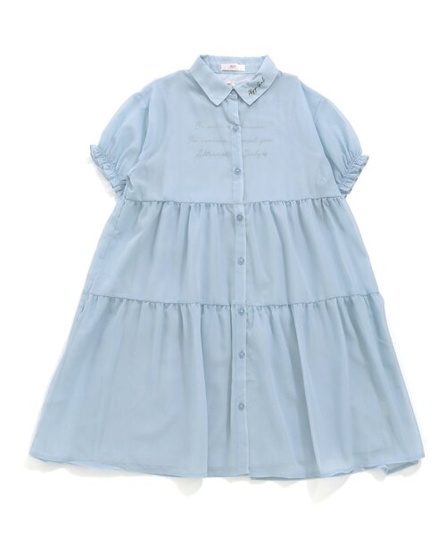 algy（アルジー）の「ティアードシアーワンピセット（ワンピース・キッズ・ラベンダー/サックスブルー/ブラック・X-SMALL/XX-SMALL/MEDIUM/XXX-SMALL/SMALL）」の18枚目の写真