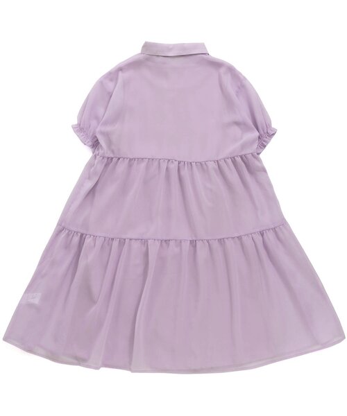 algy（アルジー）の「ティアードシアーワンピセット（ワンピース・キッズ・ラベンダー/サックスブルー/ブラック・X-SMALL/XX-SMALL/MEDIUM/XXX-SMALL/SMALL）」の20枚目の写真