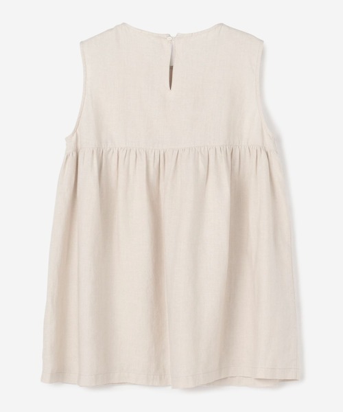 ORCIVAL（オーシバル）の「ORCIVAL | リネンスリーブレスシャツ WOMEN（シャツ/ブラウス・レディース・ベージュ/オフホワイト/チャコール・1）」の10枚目の写真