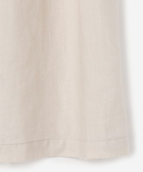 ORCIVAL（オーシバル）の「ORCIVAL | リネンスリーブレスシャツ WOMEN（シャツ/ブラウス・レディース・ベージュ/オフホワイト/チャコール・1）」の14枚目の写真