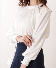 Lace Ladies | ハイネック バルーンスリーブ  ブラウス(シャツ/ブラウス)