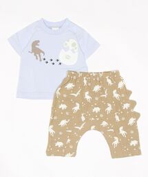 BABYDOLL（ベビードール）の「恐竜Tシャツ＆モンキーパンツ 2点セット 6493B（その他パンツ・キッズ）」