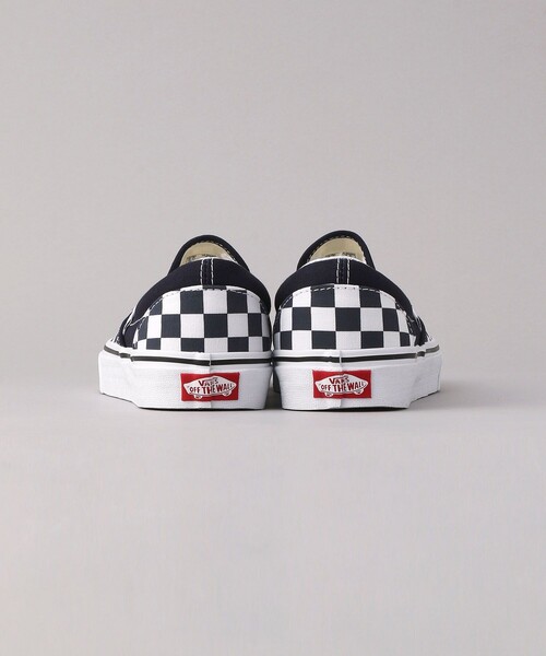 VANS（バンズ）の「VANS/ヴァンズ CLASSIC SLIP-ON（スニーカー・レディース・ブラック/ネイビー・23.0cm/24.0cm/25.0cm/26.0cm/27.0cm/28.0cm）」の5枚目の写真
