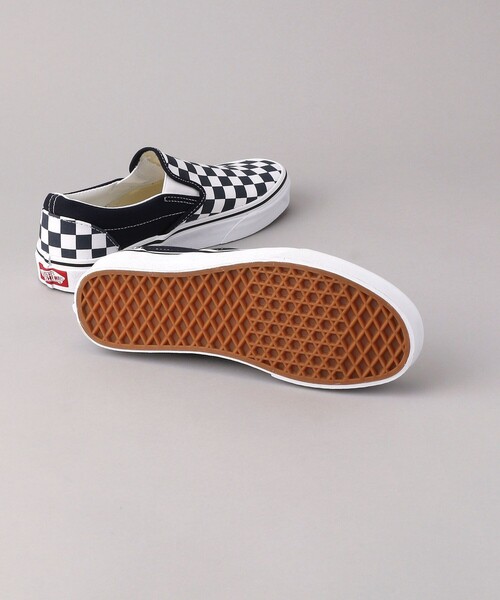 VANS（バンズ）の「VANS/ヴァンズ CLASSIC SLIP-ON（スニーカー・レディース・ブラック/ネイビー・23.0cm/24.0cm/25.0cm/26.0cm/27.0cm/28.0cm）」の9枚目の写真
