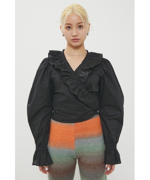 moussy - LAGUA GEM VOLUME FRILL SH moussy ラグアジェム LAGUA GEM（ラグアジェム）の「VOLUME FRILL SH（シャツ