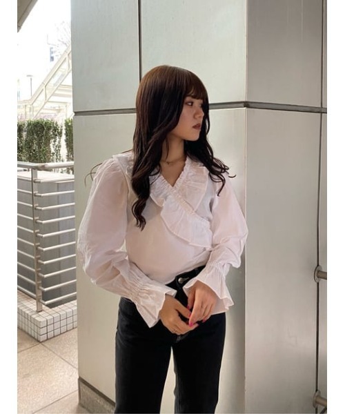 moussy - LAGUA GEM VOLUME FRILL SH moussy ラグアジェム LAGUA GEM（ラグアジェム）の「VOLUME FRILL SH（シャツ