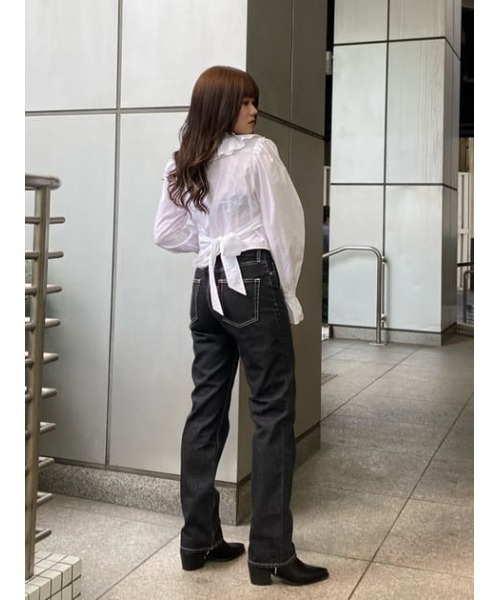 moussy - LAGUA GEM VOLUME FRILL SH moussy ラグアジェム LAGUA GEM（ラグアジェム）の「VOLUME FRILL SH（シャツ