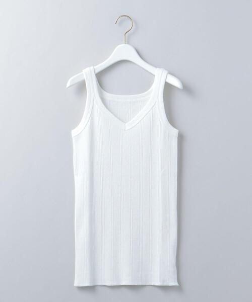 6（ロク）の「＜6(ROKU)＞RIB CAMISOLE 22SS/キャミソール