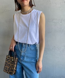 HANES | [HANES/ヘインズ] UNDIES リサイクルコットン ノースリーブTシャツ(Tシャツ/カットソー)