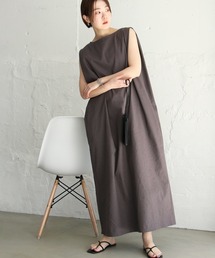 notch. | 麻混Iラインワンピース(ワンピース)