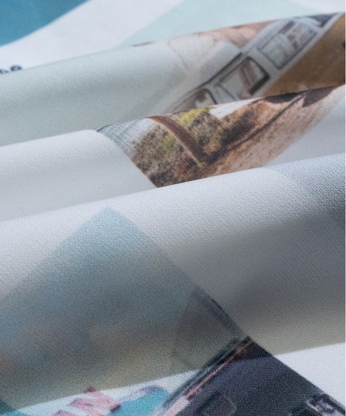 JOHN'S CLOSET(ジョンズクローゼット)の「【a】ポリエステル総柄シャツ 長袖(シャツ/ブラウス・メンズ・ホワイト/ブラック・MEDIUM/LARGE)」の14枚目の写真