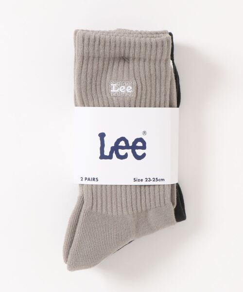 Lee（リー）の「【Lee】クルーソックス2点セット（ソックス/靴下・レディース・ブルー/ホワイト・フリー/M）」の6枚目の写真