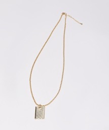 PAGEBOY | CORE / シルバー925スクエアプレートネックレス(ネックレス)