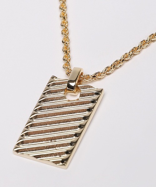 PAGEBOY（ページボーイ）の「CORE / シルバー925スクエアプレートネックレス（ネックレス・レディース・シルバー/ゴールド・FREE）」の6枚目の写真