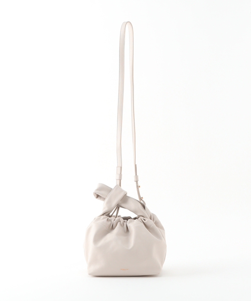 DEMELLIER LONDON(デメリエーロンドン)の「【DEMELLIER/デメリエー】 ギャザーミニバッグ(ハンドバッグ・レディース・アイボリー・FREE)」の12枚目の写真