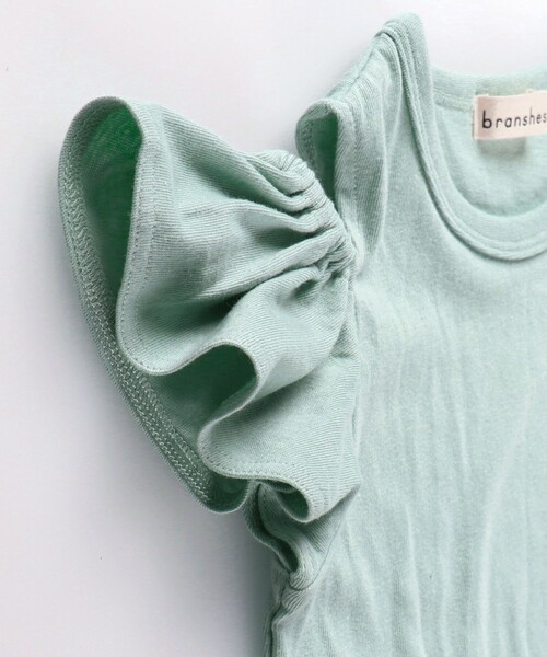 BRANSHES(ブランシェス)の「【接触冷感】オフショルダー半袖Tシャツ(Tシャツ/カットソー・キッズ・ピンク/グリーン/ブラック・120/90/130/140/150/110/100)」の14枚目の写真