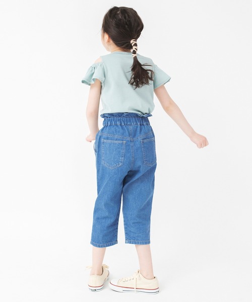 BRANSHES(ブランシェス)の「【接触冷感】オフショルダー半袖Tシャツ(Tシャツ/カットソー・キッズ・ピンク/グリーン/ブラック・120/90/130/140/150/110/100)」の17枚目の写真