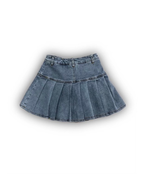 GoToHollywood☆プリーツスカートDENIM&DUNGAREE GO TO HOLLYWOODワークデニム プリーツSK s - koguma online