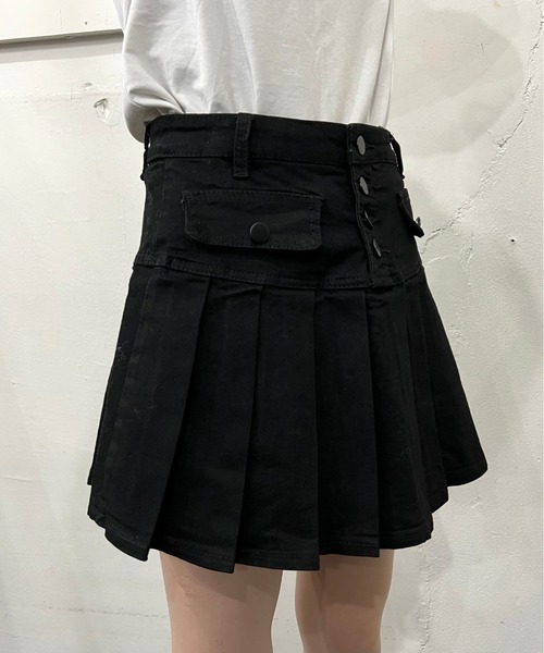 XU（エックスユー）の「【XU/エックスユー】pocket denim skirt/デニム