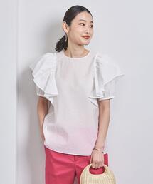 <UNITED ARROWS>C/N パフスリーブ ブラウス ①
