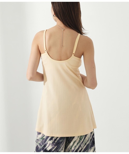 Settimissimo（セッティミッシモ）の「パット付きテレコロングキャミソール（キャミソール・レディース・ブラック/アイボリー/ブルー・FREE）」の10枚目の写真