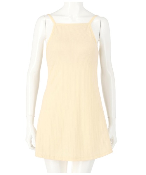 Settimissimo（セッティミッシモ）の「パット付きテレコロングキャミソール（キャミソール・レディース・ブラック/アイボリー/ブルー・FREE）」の6枚目の写真